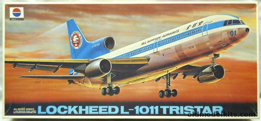 Nitto 1/100 Lockheed L-1011 Tristar - ANA  All Nippon Airways, 427-2000 plastic model kit